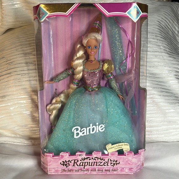 Barbie as Rapunzel 1994 Doll Mattel Children's Collector 1st Edition - Picture 3 of 15